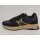 Rieker Revolution Sneaker-Schnürschuh schwarz mit gold abgesetzt