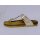 softrelax Damen Zehensteg Fußbett Pantolette beige mit Schnalle