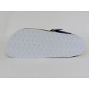 softrelax Damen Zehensteg Pantolette jeansblau mit Schnalle