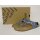 softrelax Damen Zehensteg Pantolette jeansblau mit Schnalle