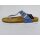 softrelax Damen Zehensteg Pantolette jeansblau mit Schnalle
