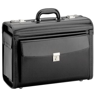 Schwarzer Business-Koffer mit stilvollem und zeitlosem Design