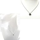 Anhänger Herz 925/- Silber rhodiniert Zirkonia Kettenanhänger inklusive Kette 42/45cm