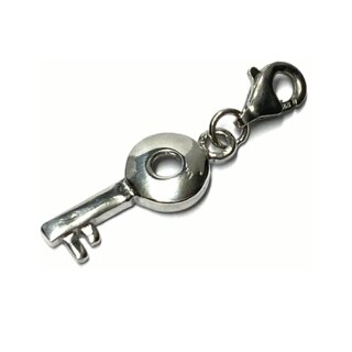 Charm Anhänger Schlüssel Silber 925 rhodiniert Bettelarmband Anhänger