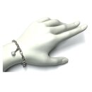 Charm Anhänger Glaskugel Silber 925 rhodiniert Bettelarmband Anhänger