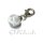 Charm Anhänger Glaskugel Silber 925 rhodiniert Bettelarmband Anhänger
