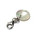 Charm Anhänger Perlmutt Silber 925 rhodiniert Bettelarmband Anhänger