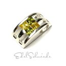 Kettengleiter 925 Silber Peridot Citrin Glanz...