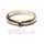 Goldring 333/- Gold Zirkonia blau rund facettiert Schmuckring Ring #59