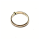 Goldring 333/- Gold Zirkonia blau rund facettiert Schmuckring Ring #59