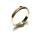 Goldring 333/- Gold Zirkonia blau rund facettiert Schmuckring Ring #59
