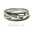 Ring 333/- Weißgold Zirkonia Schmuckring bicolor Goldring #64