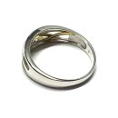 Ring 333/- Weißgold Zirkonia Schmuckring bicolor Goldring #64