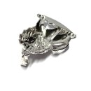 Sternzeichen Kettenanhänger 925/- Silber rhodiniert - Löwe - Tierkreiszeichen