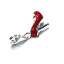 Charm Anhänger Pumps Lack rot Silber 925 Bettelarmband Anhänger