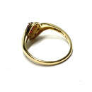 Goldring 585 Rubin Brillanten 0,03ct W/PI schlicht dezent edel  #56
