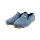 Cosero Herren Hausschuh blau Gummizug am Spann