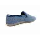 Cosero Herren Hausschuh blau Gummizug am Spann