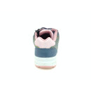 LICO Mädchen Schnürhalbschuh Reißverschluss seitlich blau rosa