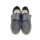 scandi Damen Klett Halbschuh schwarz Glitzermuster