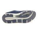 LICO Herren Slipper verstecktem Gummiband Spann blau braune Kappe