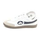 LICO Burschen Schnür Turnschuhe weiß beige schwarz mit heller Sohle
