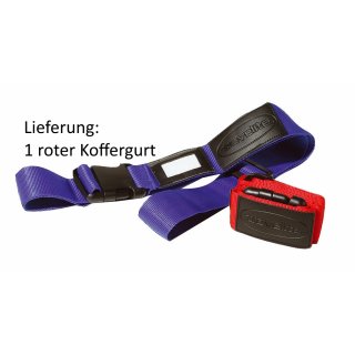 roter Koffergurt, Kofferband, Travelite, bis 210 cm