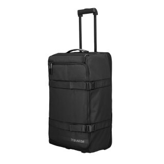 Travelite KICK OFF Rollenreisetasche L, Schwarz