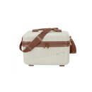 Travelite BALI Beautycase, Weiss/Cognac