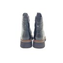 Tamaris Damen Stiefelette schwarz mit Reißverschluss versteckter Gummi am Spann