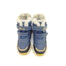 LICO Comfortex Jungen Klett Knöchelschuh Warmfutter blau braun