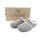 Calzamur Confort Damen Pantoffel taupe mit herausnehmbarer Innensohle