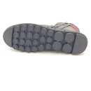 Manitu Damen Kurzstiefelette schwarz mit bordo abgesetzter Ferse