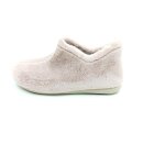 Cosero Damen Schlupf Hausschuh Warmfutter rosa helle Laufsohle