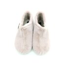 Cosero Damen Schlupf Hausschuh Warmfutter rosa helle Laufsohle