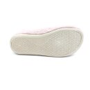 Cosero Damen Schlupf Hausschuh Warmfutter rosa helle Laufsohle