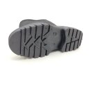 Herren Stiefel mit Filzschaft Warmfutter gummierten Schuh schwarz