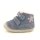 LICO Mädchen Knöchelschuh mit Klettverschluss Leder blau/rosa gefüttert