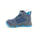 LICO Comfortex Burschen Knöchelschuh blau mit Klettverschluss und Gummisenkel