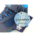 LICO Comfortex Burschen Knöchelschuh blau mit Klettverschluss und Gummisenkel