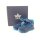 LICO Comfortex Burschen Knöchelschuh blau mit Klettverschluss und Gummisenkel