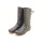 Josef Seibel Damen Stiefel 3/4 Länge seitlichem Reißverschluss Leder an der Wade geschnürt schwarz