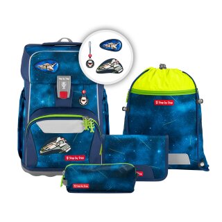 Step by Step GIANT Schulrucksack-Set "Starship Galactus", 5-teilig